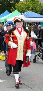 Town Crier. Kenny Podmore