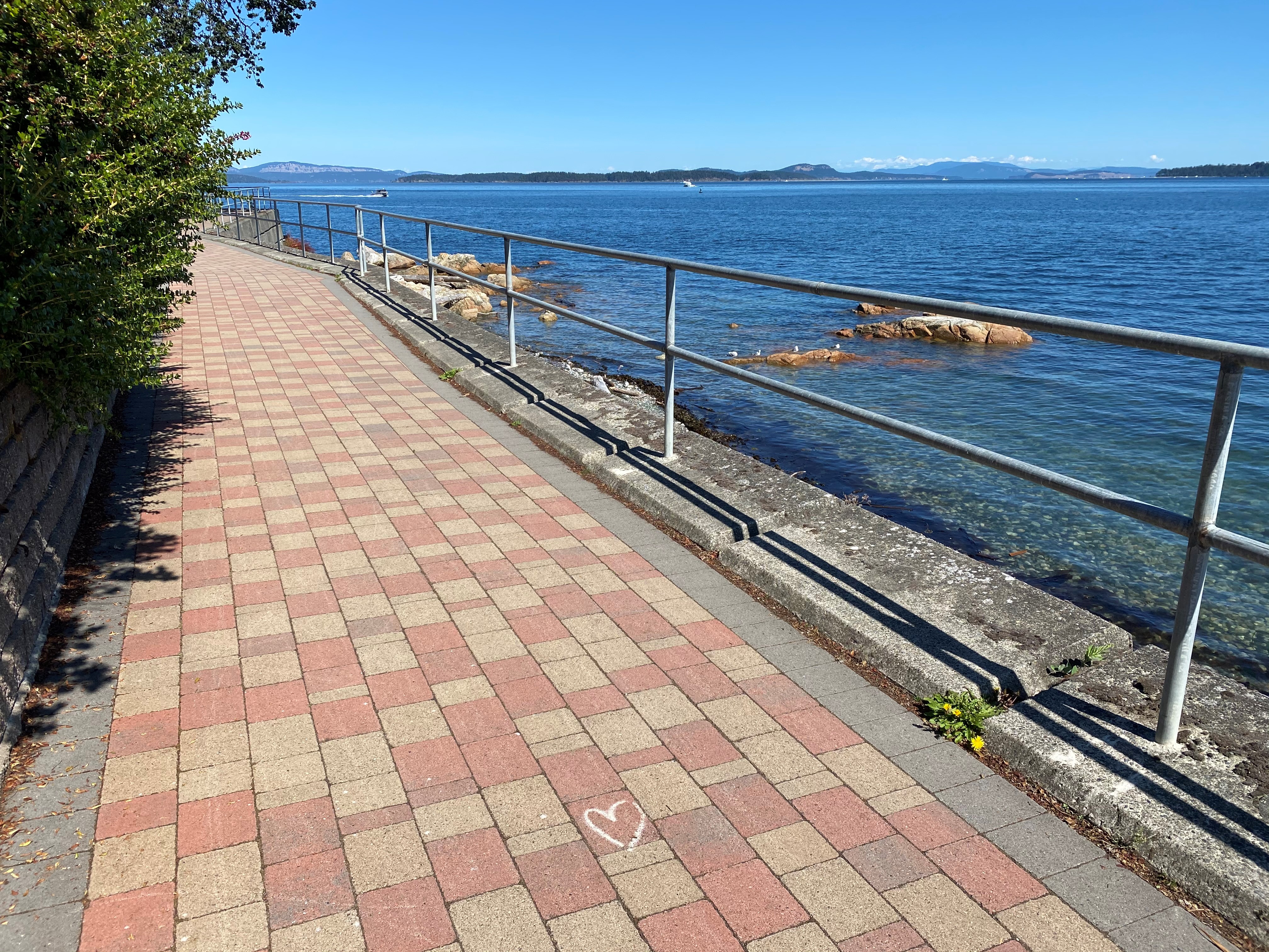  CHalk Heart Waterfront Walkway