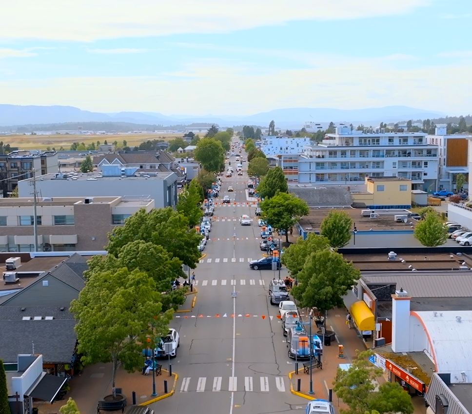 Drone Image of Beacon Ave