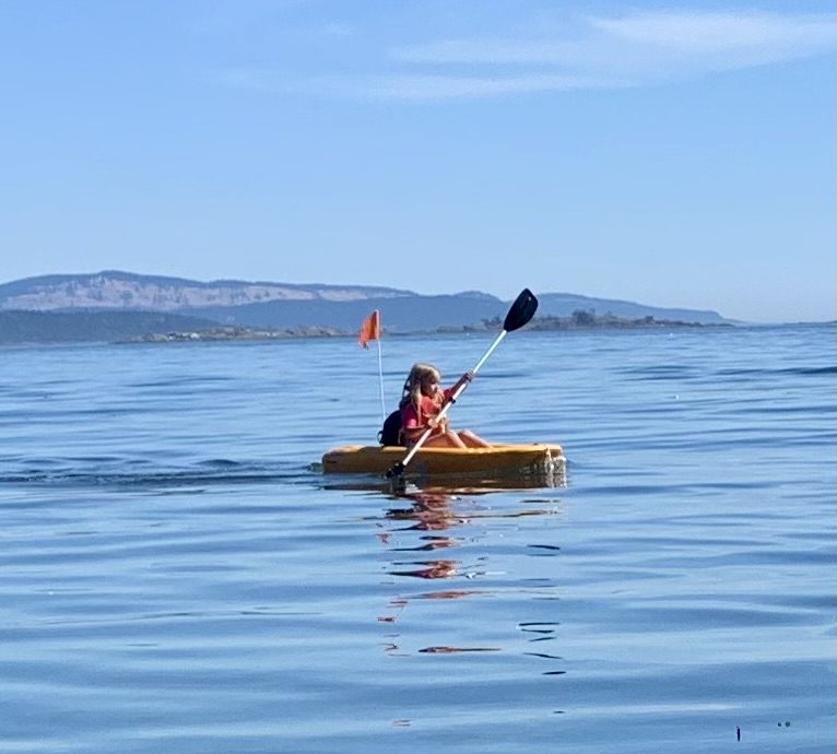 small kayak (not ideal)