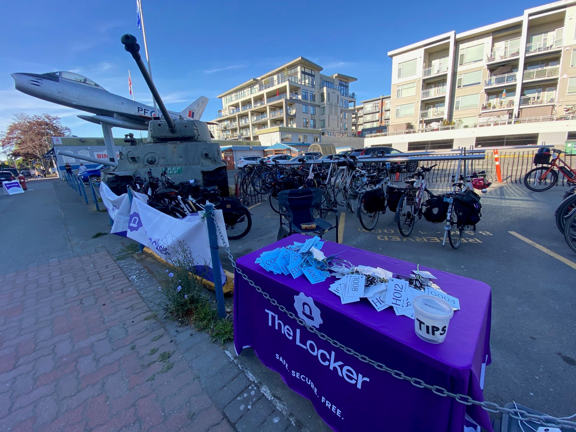 2023 Bike Valet hosted by Capital Bike for the Sidney Street Market.