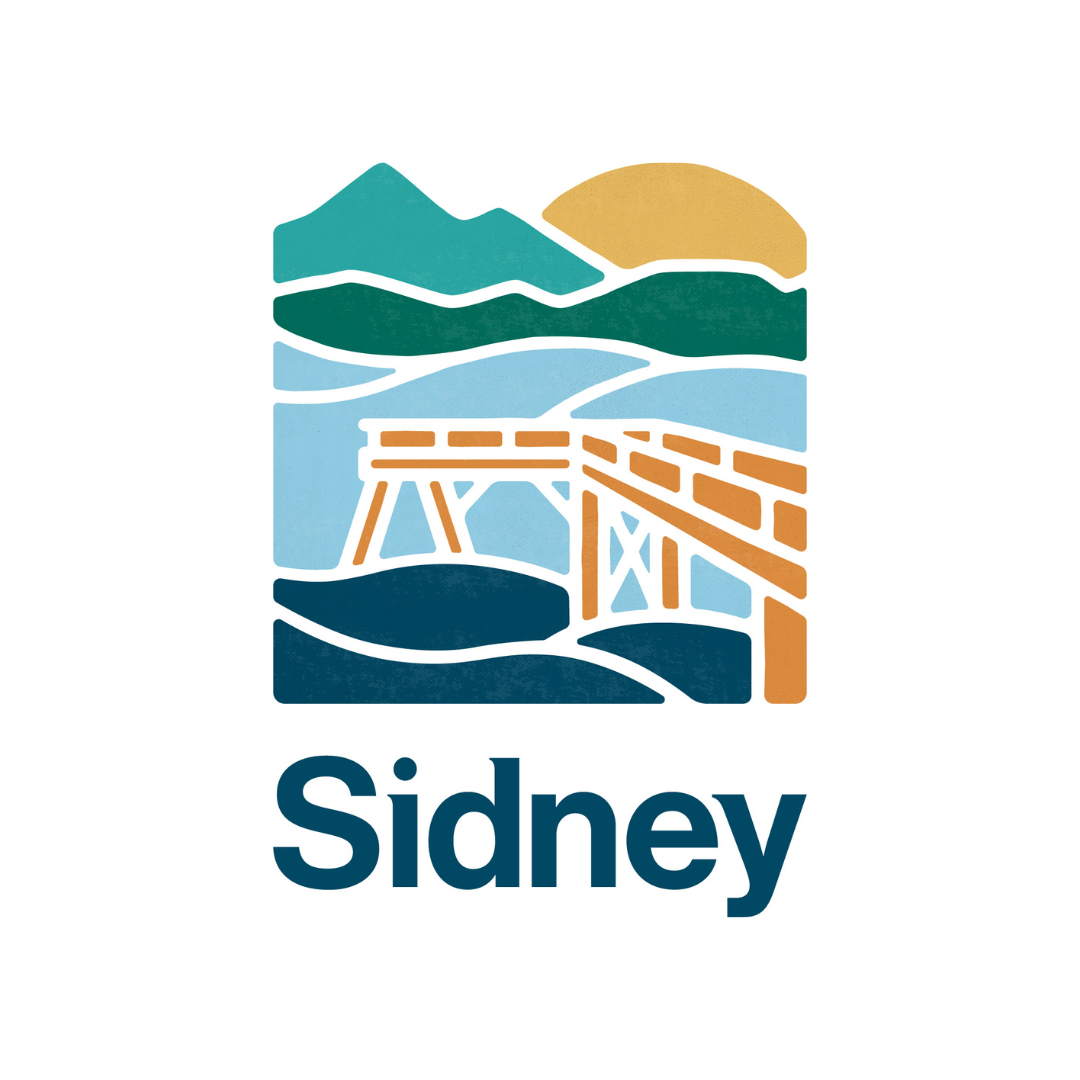 Sidney Logo with white border