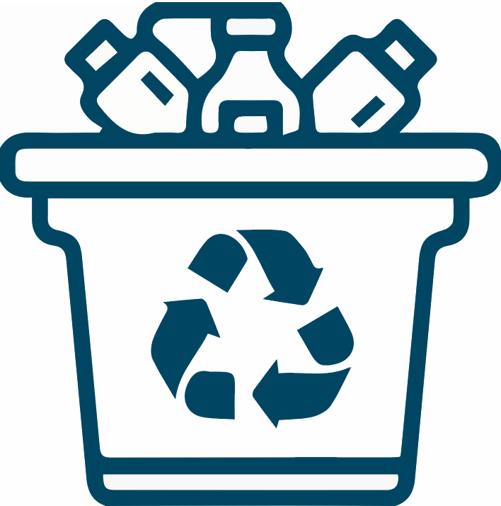 Icon of a blue bin