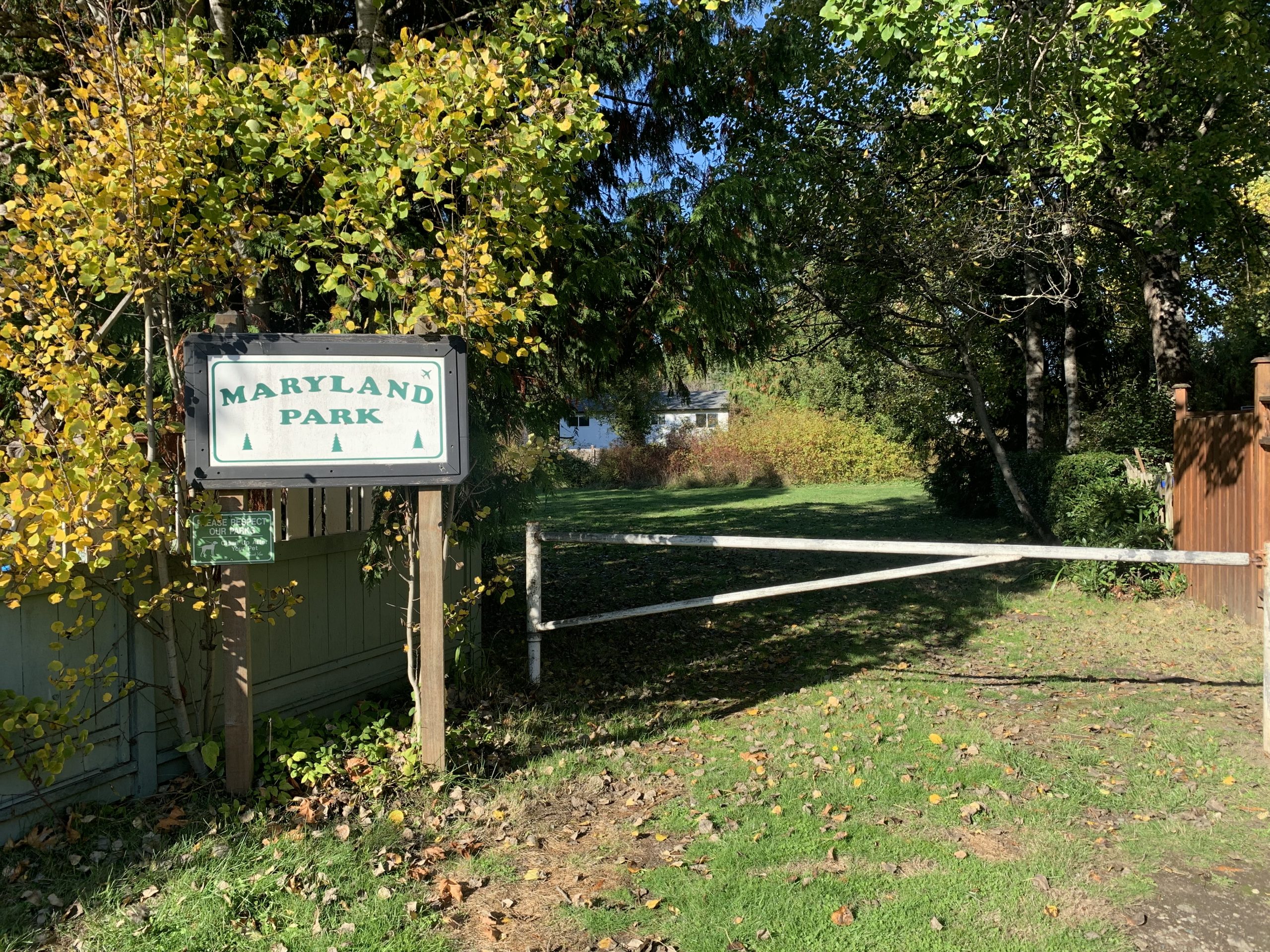  Maryland Park Sign 