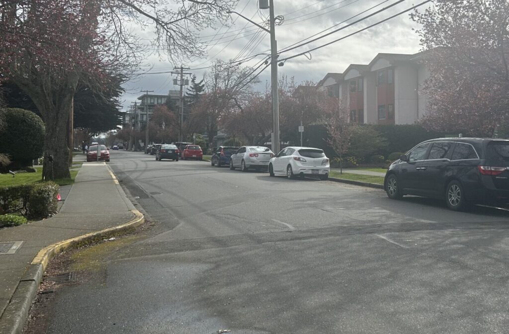 Looking south on Third Street near Mt Baker.