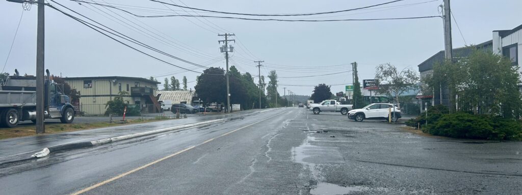 McDonald Park Road facing northeast
