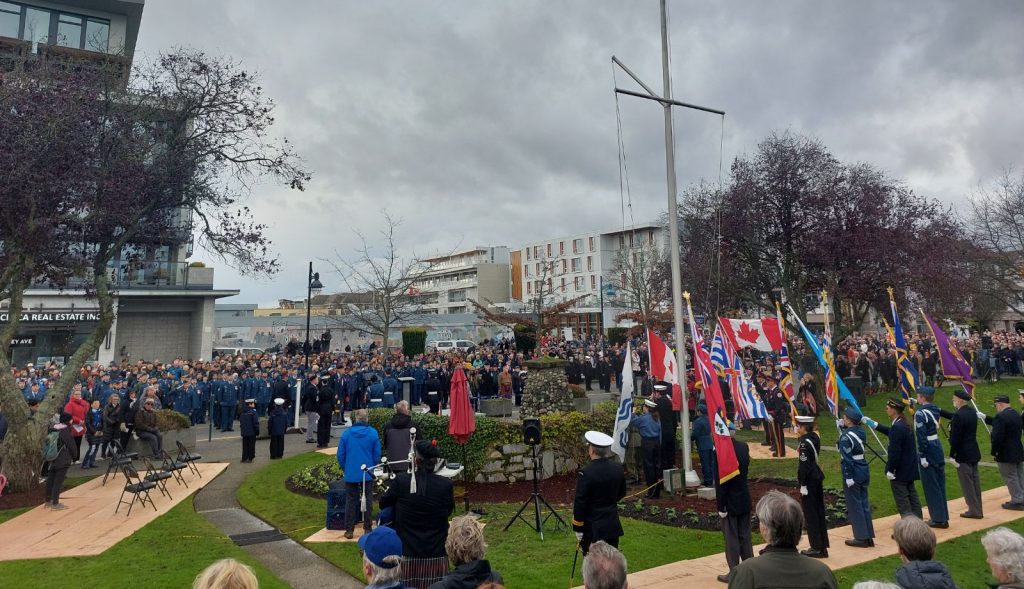 Ceremony at Cenotaph