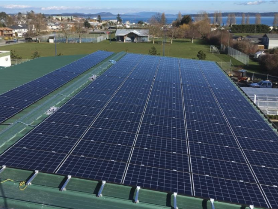  Solar Panels on Public Works Building