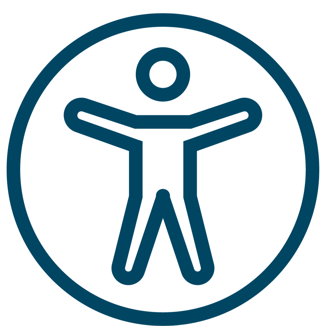 Accessibility Icon. Person in Circle