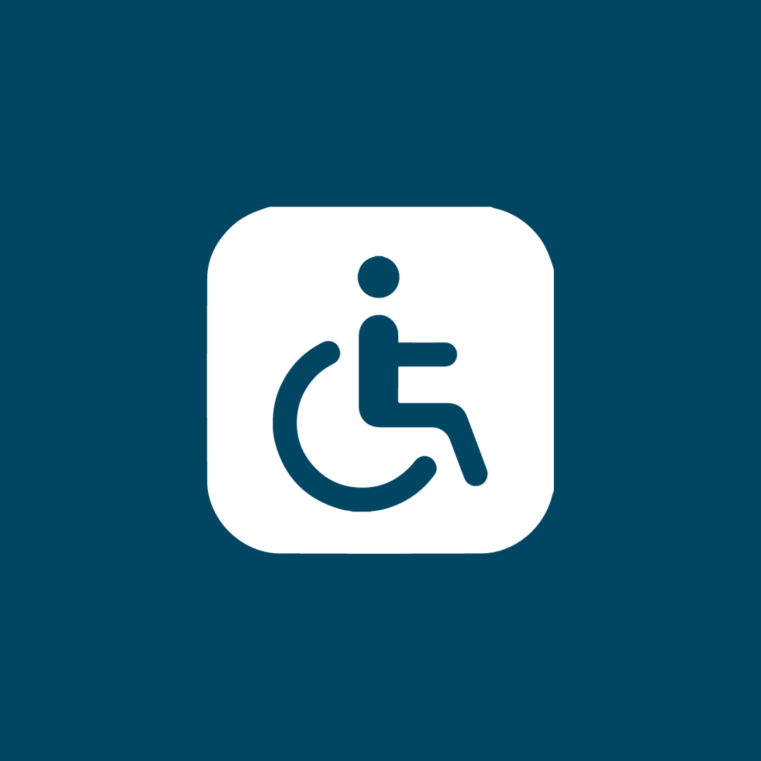 Accessible parking symbol