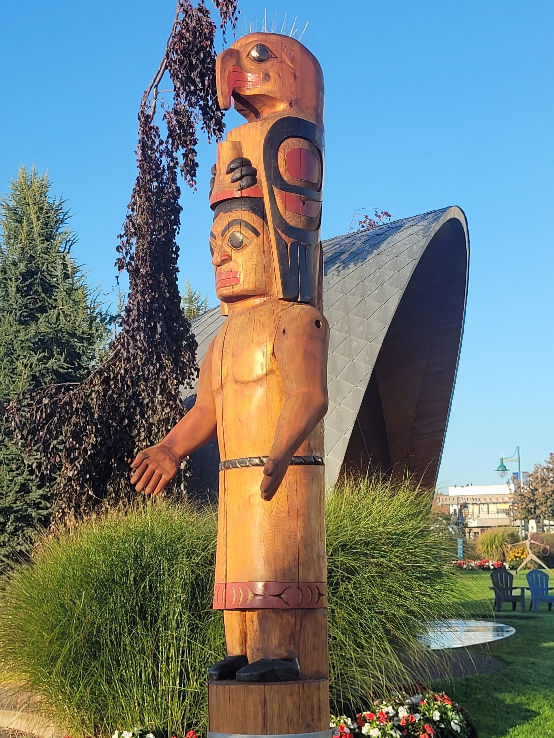 Welcome Pole following 2025 restoration