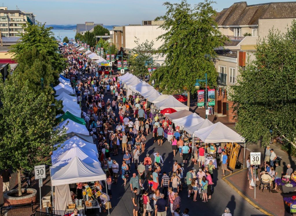 Sidney Street Market Aerial View